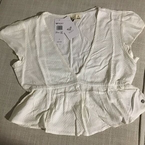 ROXY Sweet Release Woven Top NWT - Picture 4 of 6